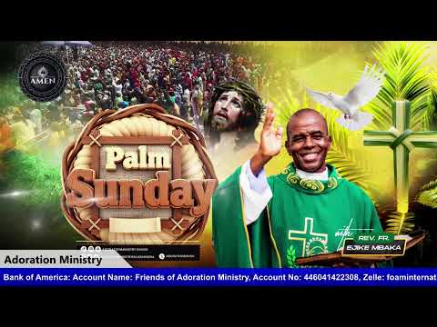 PALM SUNDAY MASS ADORATION PROGRAM LIVE WITH REV FR EJIKE MBAKA 29 03 2026