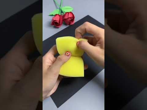 طريقة صنع الدمى من الاسفنج