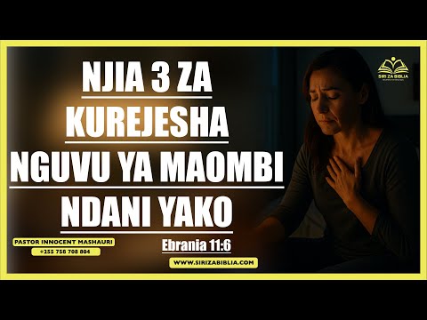 KAMA UMEPOTEZA NGUVU ZA KUOMBA TUMIA KANUNI HIZI