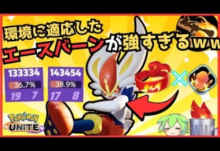 初公開 アサシンファイターをぶっ壊す エースバーン立ち回り徹底解説 ずんだもん実況 ポケモンユナイト