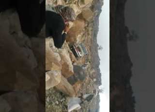 اوسخ طريق وعره في اليمن ويمكن في العالم الله حسبي