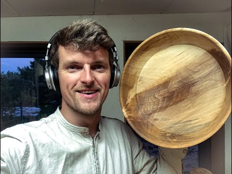 Woodturning A Platter In Beechwood Using The 4040 Grind