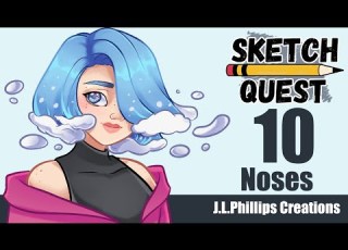 10 Noses Sketch Quest J L Phillips Creations