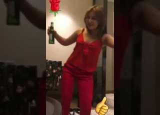   بنت سكرانة منزلي لكبار فقط 18