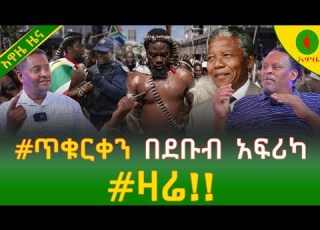 Alemneh Wasse ጥቁርቀን በደቡብ አፍሪካ ዛሬ