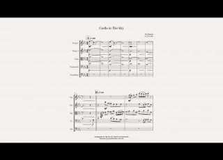 Laputa Castle In The Sky For String Quintet With Music Score