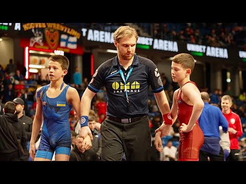 U15 Levon Berndtson SWE Vs Volodomyr Kinzerskyi UKR 41kg Greco Roman Boys Wrestling B Cam Man U15 Levon Berndtson SWE Vs Volodomyr Kinzerskyi UKR 41kg Greco Roman Boys Wrestling B Cam Man