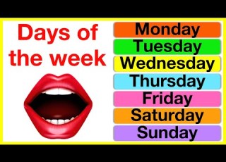  Days Of The Week Pronunciation Lesson British English