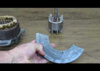 Generator With Washing Machine Motor And Speaker Magnets