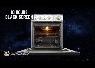 OVEN FAN NOISE 10 Hours Black Screen White Noise Sounds Sleep Study Or Soothe A Baby