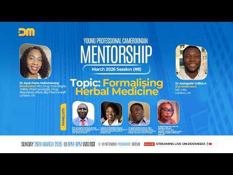 LIVE Formalising Herbal Medicine Young Professional Cameroonian Mentorship March 2026 Session