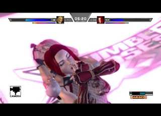 Rumble Roses XX Dixie Clemets Vs Yasha