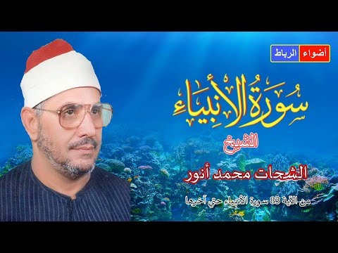 ماتيسر من آخر سورة الأنبياء الشيخ الشحات محمد أنور بصوت رائع وجميل جدا