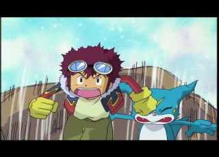  Digimon Season 2 Davis Veemon Escape From A Boulder