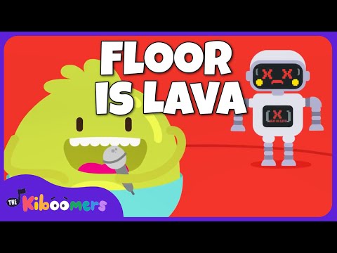 Floor Is Lava Song THE KIBOOMERS Preschool Songs Freeze Dance