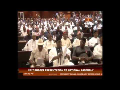 2017 Budget Presentation By President Muhammadu Buhari