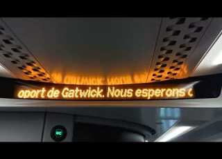 Gatwick Express Class 387 Gatwick Airport English French Spanish Announcement