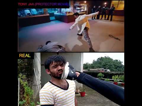 HOW TO DO FIGHT LIKE TONY JAA The Protector Restaurant Fight Sequence Tonyjaa Kicks Taekwondo