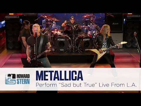 Metallica Sad But True Live On The Stern Show