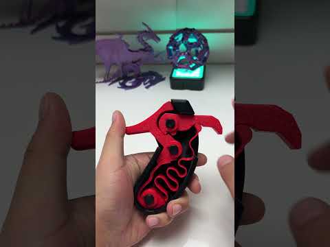 3D Printed Fidget Cock And Pull Relieve Stress 3dprinting