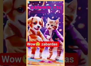 کیا بلی اور کتا اتنا زبردست ناچ سکتے ہیں دیکھو خود Shorts Cat Dogs