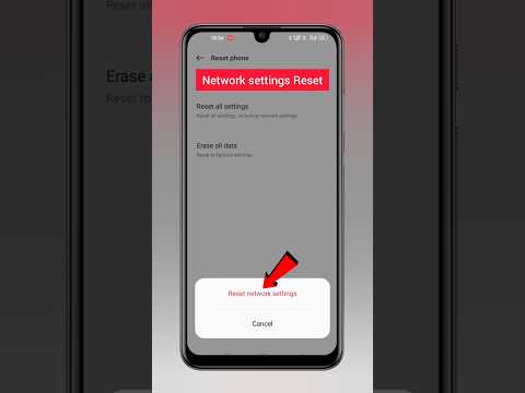 Network Not Working Network Settings Reset Android Network Issue Techfrack Shorts