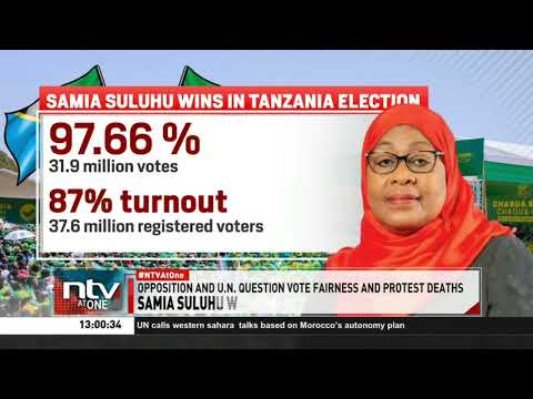 President Samia Suluhu Hassan Declared The Winner Of Tanzania S 2025 Presidential Election