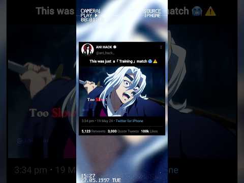 Tengen Vs Tanjiro Intense Fight Ll Demonslayer Anime Demonslayerseason4 Infinitycastle