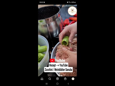 Shorts Gefüllte Weinblätter Paprika Zucchini Rezepte So Lecker