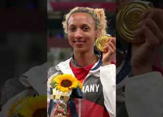  Weitsprung GOLD Malaika Mihambo Teamd Longjump Leichtathletik