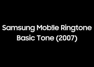  Samsung Ringtone Basic Tone 2007