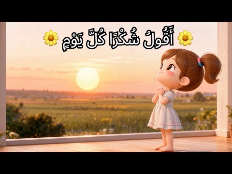 أنشودة شكر ا للاطفال أنشودة تعليمية للأطفال عن الشكر والامتنان أغاني تعليمية للاطفال
