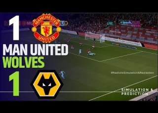  MANCHESTER UNITED 1 1 WOLVES PREMIER LEAGUE 2025 26 Match Highlights Simulation Recreation