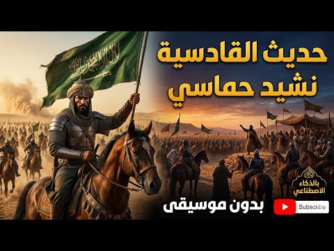 نشيد حديث القادسية حماسي جدا بدون موسيقى أمجاد لا تغيب