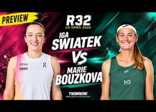  Live Iga Swiatek Vs Marie Bouzkova US Open 2026 Preview R32 Official Game WTA