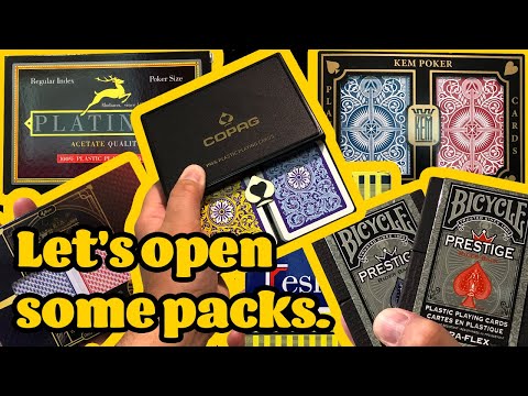 Which Is The BEST Comparing Top Brand 100 Plastic Playing Cards KEM COPAG Modiano And More