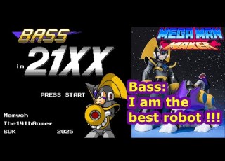 Bass In 21xx Level Pack Full Game Playthrough 洛克人製作大師 Mega Man Maker