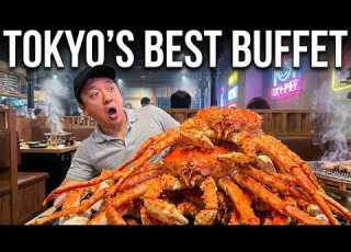 1 BEST All You Can Eat KING CRAB STEAK Buffet In Tokyo Japan