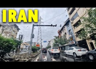  Rainy Day Drive In Golsar Rasht Real Life In Northern Iran