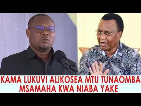 MAREHEMU LUKUVI AOMBEWA MSAMAHA KAMA KUNA MAHALI ALIKOSEA ASAMEHEWE