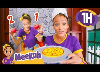 Meekah Learns To Cook Pizza At Billy Beez 1 HOUR OF MEEKAH Educational Videos For Kids