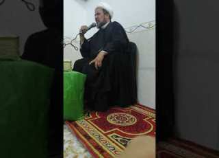 الشيخ حسين الجبوري وقصيدة ال الواثبين ال محمدا ومحمد ملقا بلا تكفين