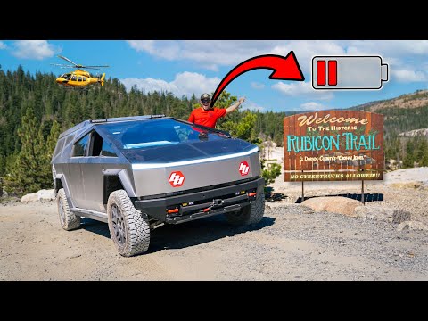 WORLDS FIRST TESLA CYBERTRUCK COMPLETES THE RUBICON