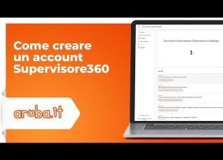  Come Creare Un Account Supervisore360