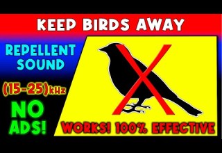 ANTI BIRDS REPELLENT SOUND KEEP BIRDS AWAY ULTRASONIC SOUND
