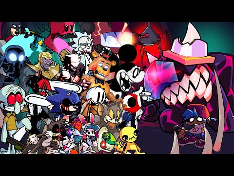 FNF Impostor V4 Finale But Everyone Sings It Among Us Finale But Different Characters Sing