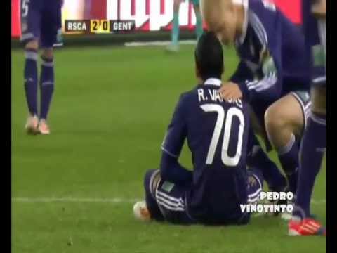 Lesión De Ronald Vargas RSC Anderlecht 5 0 KAA Gent PeCastillo98
