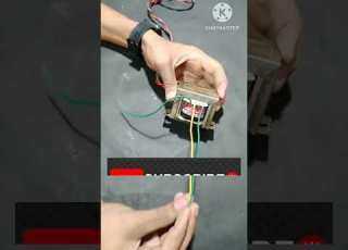 How To Make 220 Volt Transformer 220 Volt Input Test 12 Volt Output Test 220 Volt Transformer