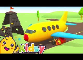 Leo The Truck And The Big Airplane Fun Cartoons For Kids Kidsy