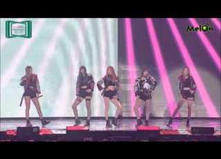  151107 멜론 뮤직어워드 EXID무대 비주얼 쇼크 크루 Visual Shock Crew
